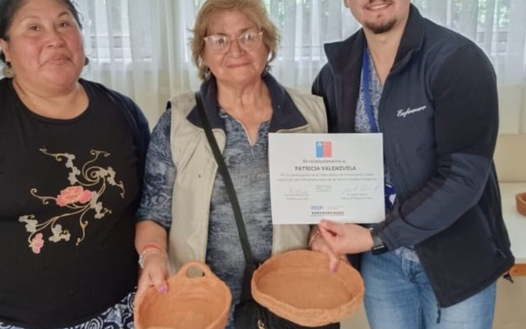 Clausura Exitosa del Taller Básico de Artesanía en Greda en Cesfam Lirquén